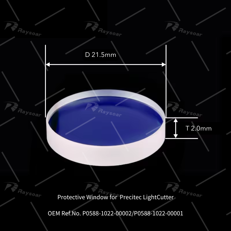 Laser Protective Window D21.5*T2.0mm D30*T5.0mm for Precitec LightCutter