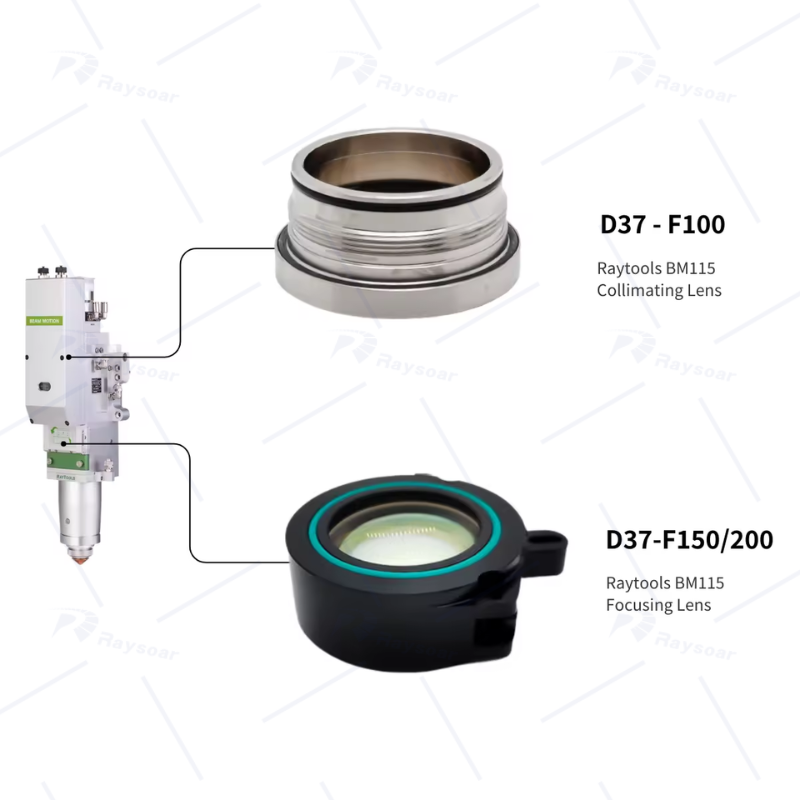 Laser Focusing Lens Collimating Lens Assembly For Raytools BM115 Laser Cutting Head