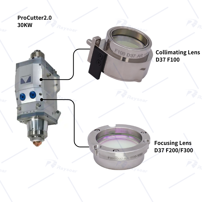 Laser Focusing Lens Collimating Lens Assembly For Precitec Procutter2.0 Laser Cutting Head