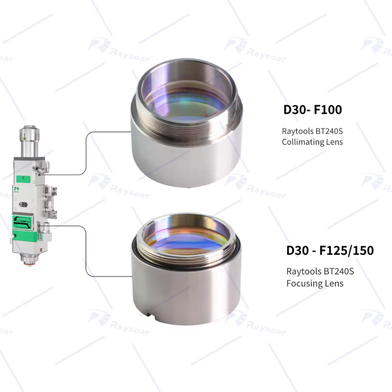 Laser Focusing Lens Collimating Lens Assembly For Raytools BT240S Laser Cutting Head