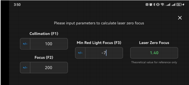 raytools visual beam alignment module wifi edition for laser cutting machine -12