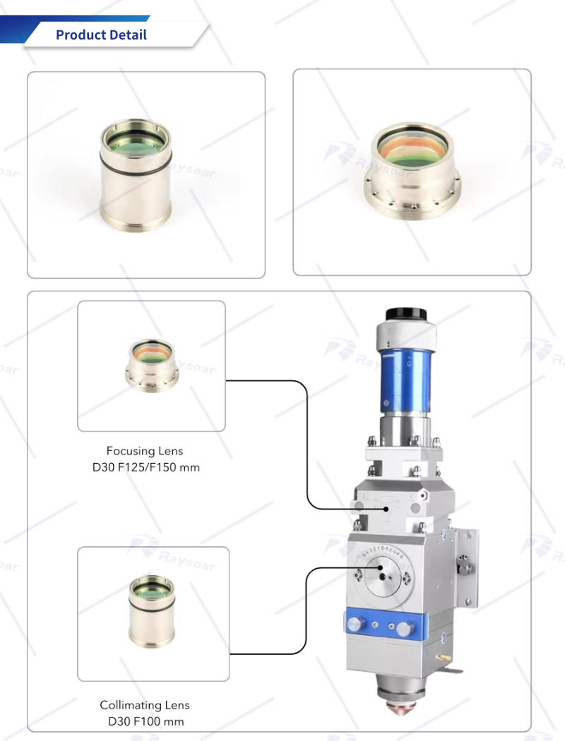 Laser Focusing Lens and Collimating Lens Assembly for Precitec LightCutter