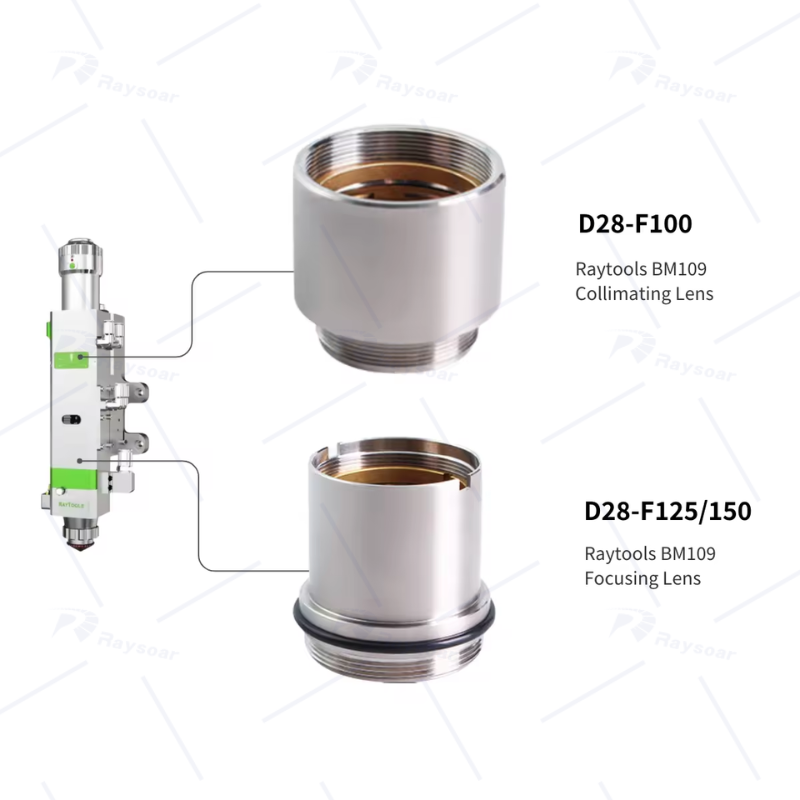 Laser Collimating Lens Focusing Lens Assembly For Raytools BM109 Laser Cutting Head