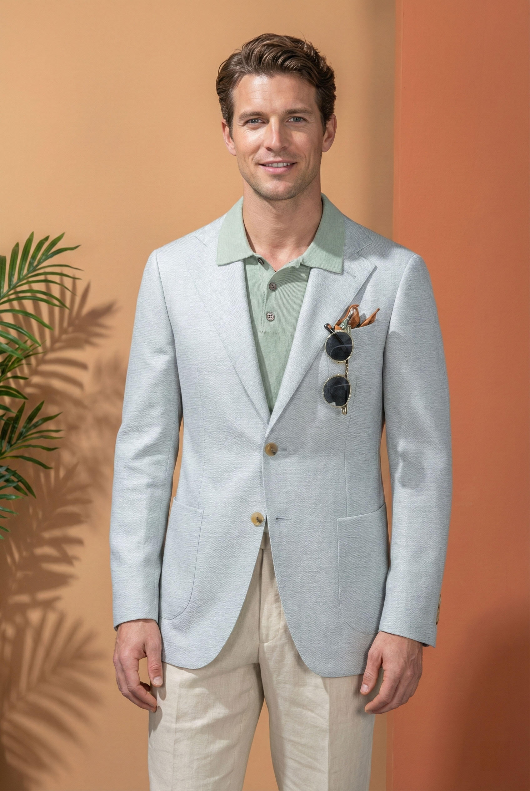 The Sage Serenity Resort Jacket | Pale Green