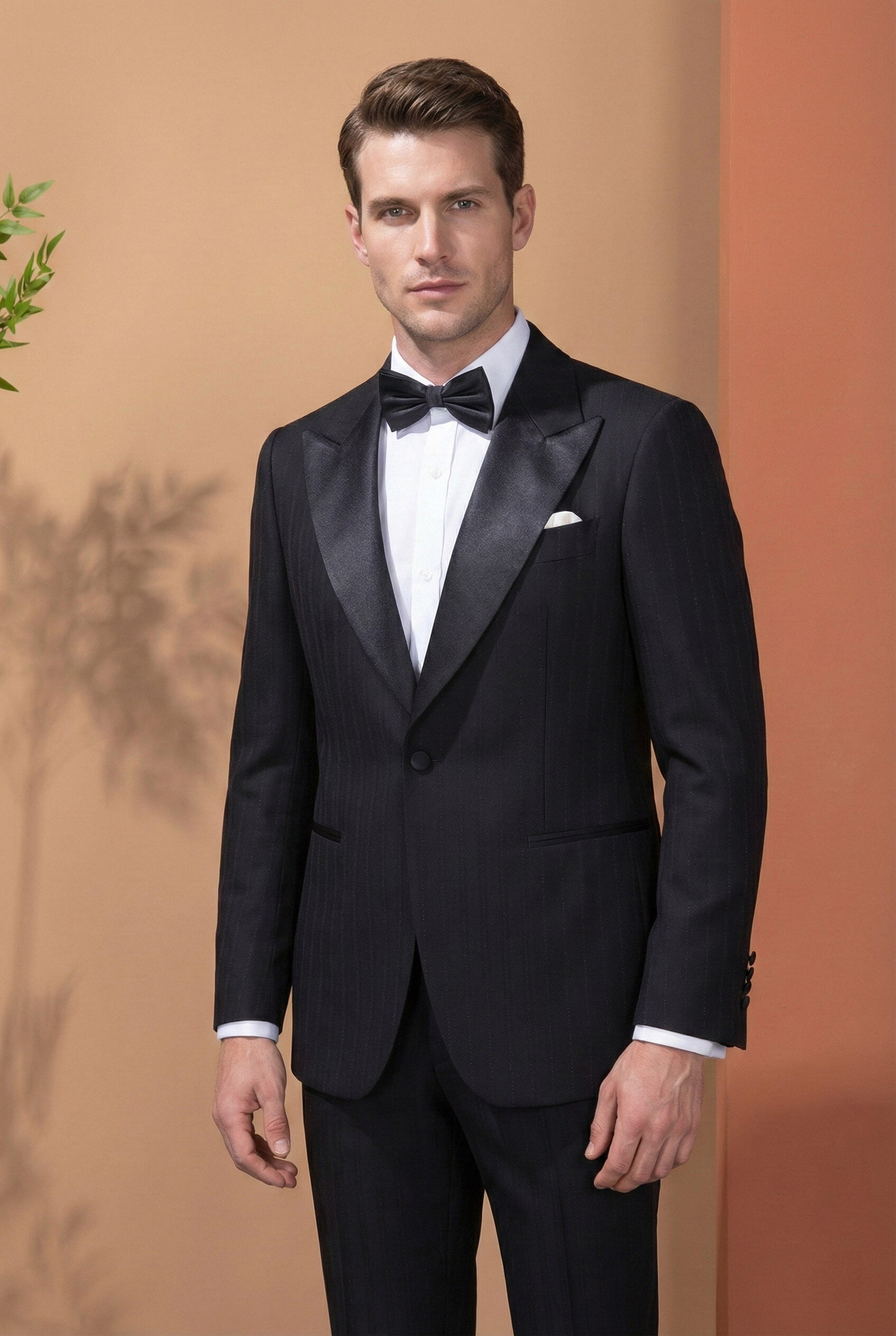 The Midnight Gala Tuxedo | Satin Peak Lapel