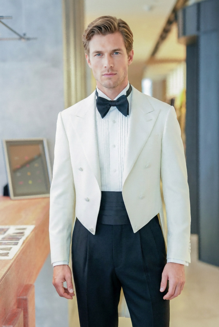 The Morning Coat | Satin Peak Lapel