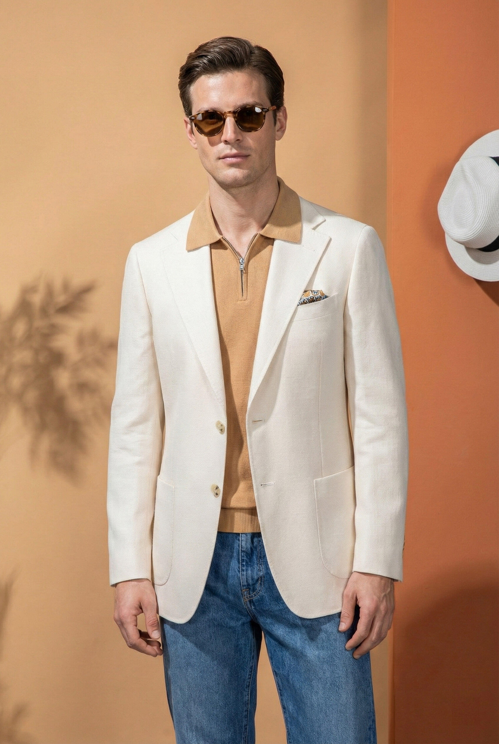 The Ivory Coast Linen Jacket | Off-White