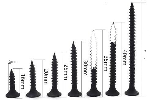 How to choose the right length of drywall screws for home renovation?