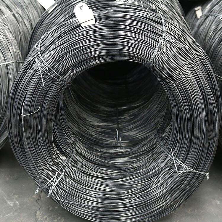 Svart ståltråd: Flexibel och elastisk metallfästningslösning