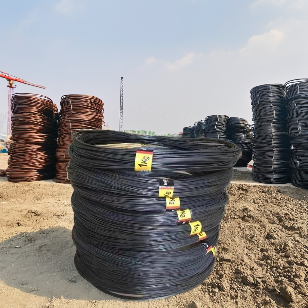 What applications are black steel wires most suitable for?
