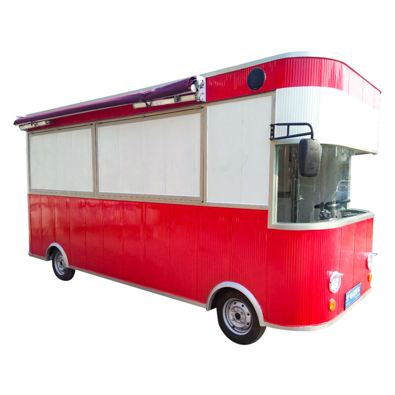 Vendita calda Nuovo design Elettrico Food Truck Mobile Street Food Van Pizza Coffee BBQ Burge Food Cart completamente attrezzato