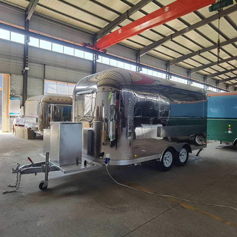 Personalização de caminhão de comida de reboque de comida Airstream de alta qualidade para venda