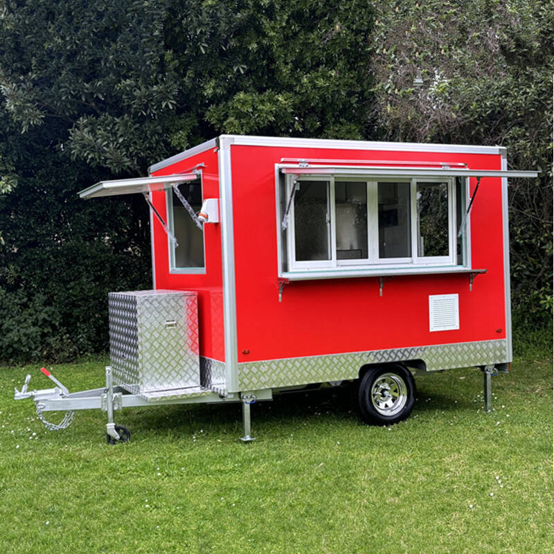 Hot Sale BBQ Concessão Food Trailer Totalmente Equipado Fabricantes de Fast Food Trailer Móvel