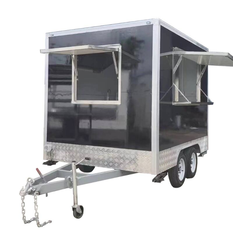 Café Cozinha Pequena Cachorro-quente Trailer Caminhão de Café Móvel Quiosque Com Equipamento de Cozinha Food Truck Móvel Trailer de Comida