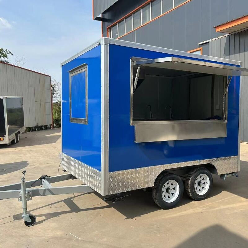 Trailer de comida rápida móvel comercial com equipamento de cozinha completo trailer de caminhão de comida para venda