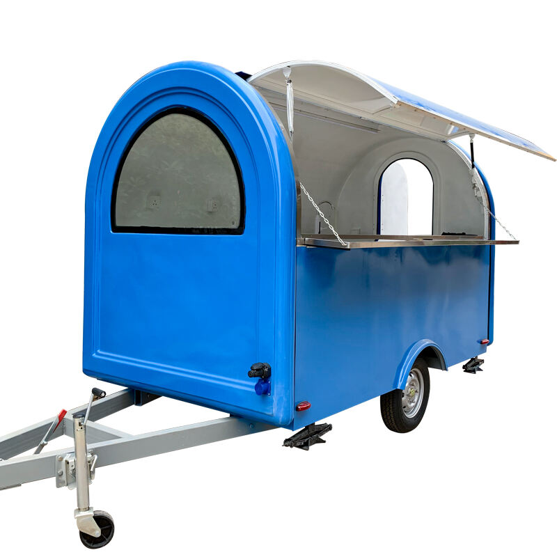 Food Trailer Mobile Kitchen Fast Food Truck Trailer With Full Kitchen Equipment For Sale