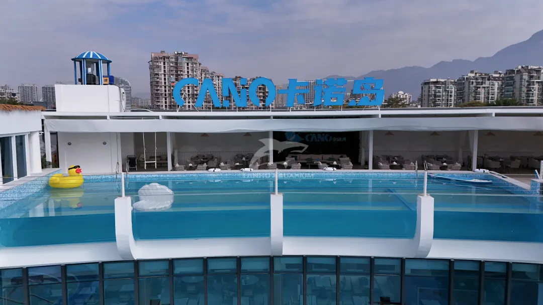 [Shanghai Lanhu Engineering Project] Il nuovo punto più alto di Fuzhou! Piscina all'aperto in acrilico trasparente del porto Guangming di Fuzhou, bella oltre ogni limite