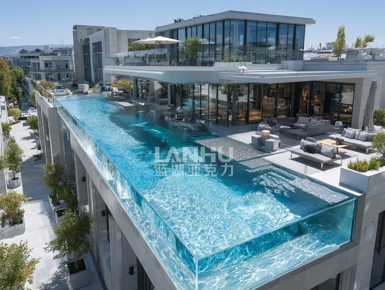 The Combination of Infinity Pools and Acrylic