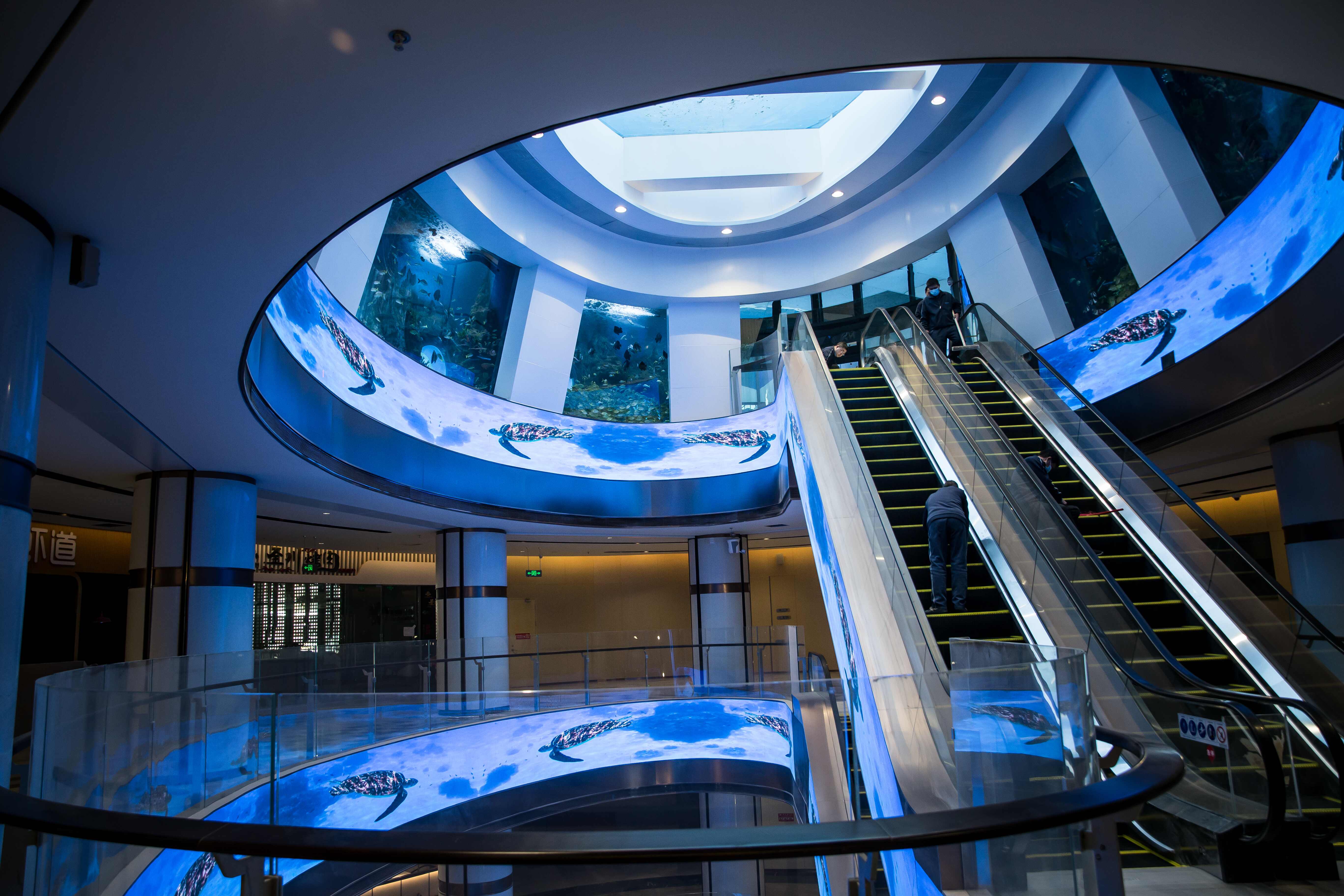 Zhengdong Commercial Center Large Aquarium, China