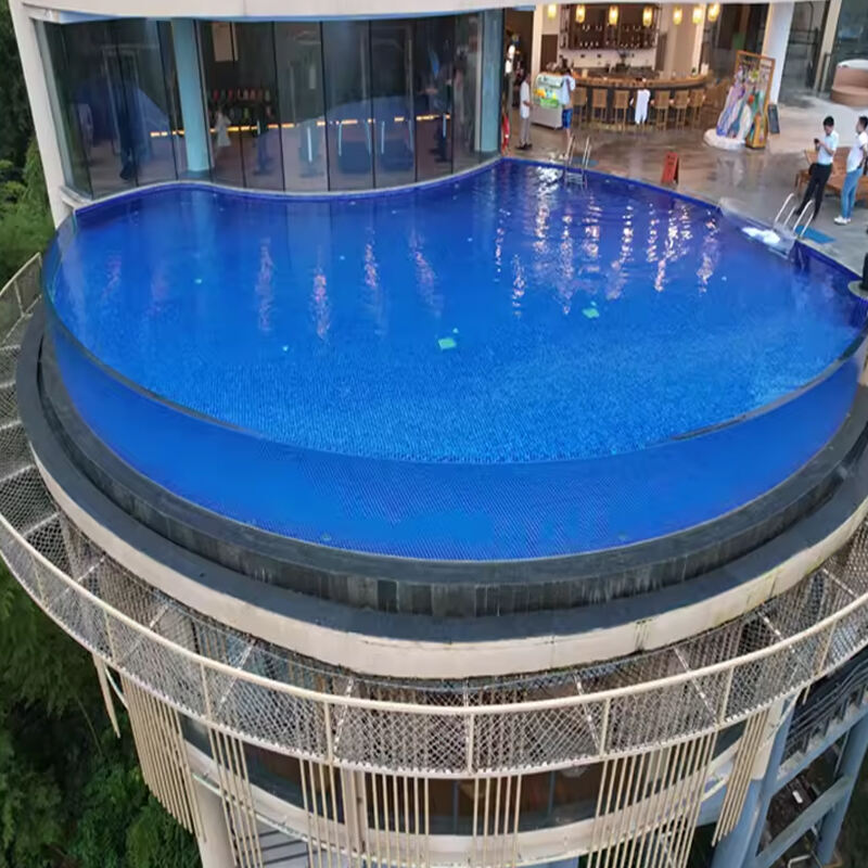 China Supplier Customized acrylic above ground clear 40-700 mm acrylic swimming pool wall window