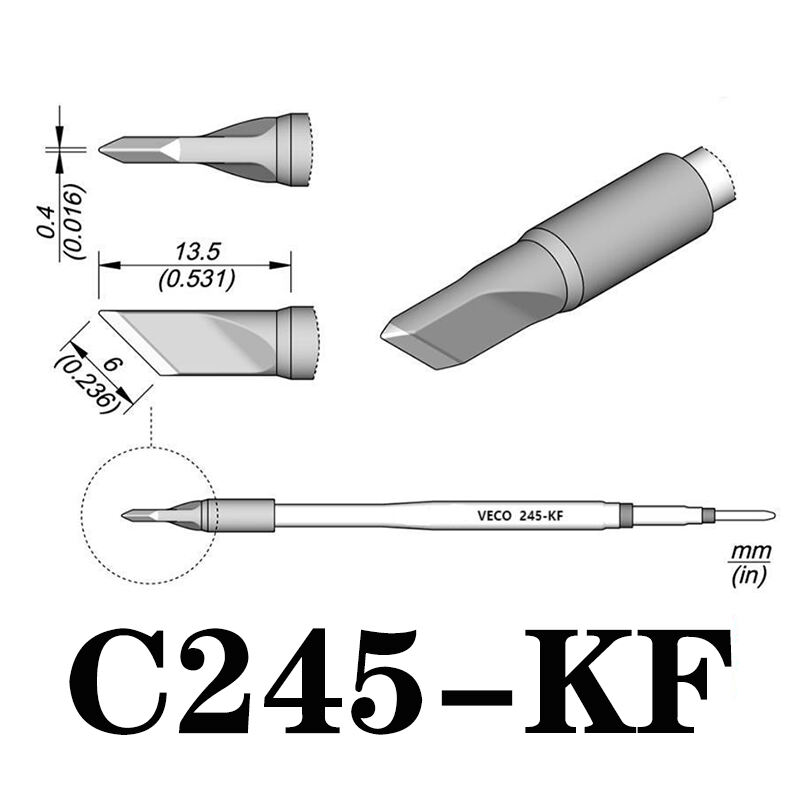 C245 Series This Versatile Tip Delivers Flawless Solder Joints Every Time