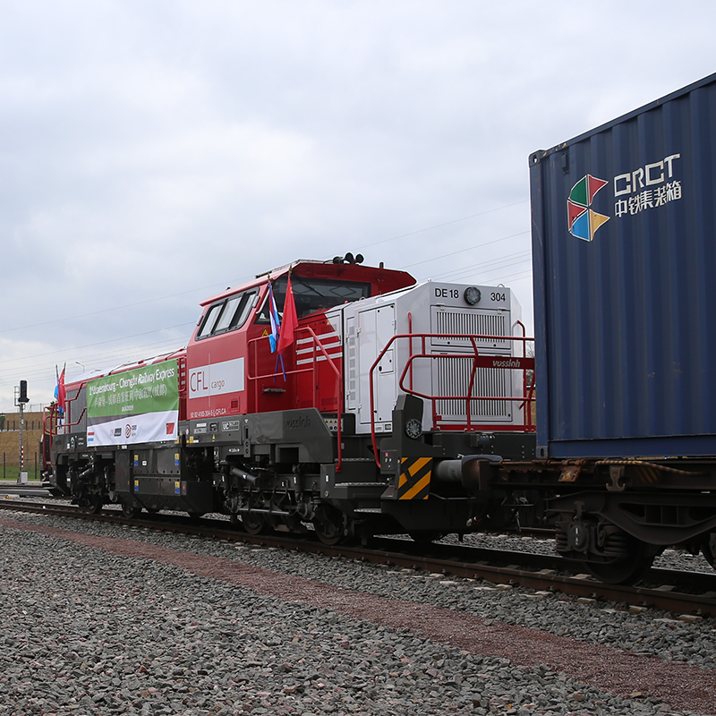 International Multimodal Railway Transportation Services Changsha to Europe freight train