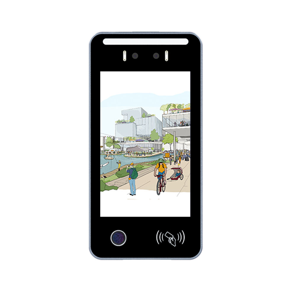 VF6108-6F 8-inch Fingerprint & Face Recognition All-in-One Access Control Terminal