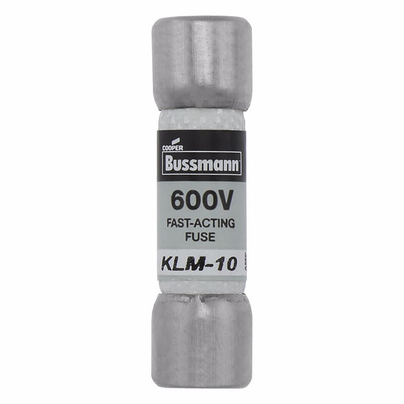 10A 600VAC KLM-10 10*38mm Fast Acting Bussmann Fuse