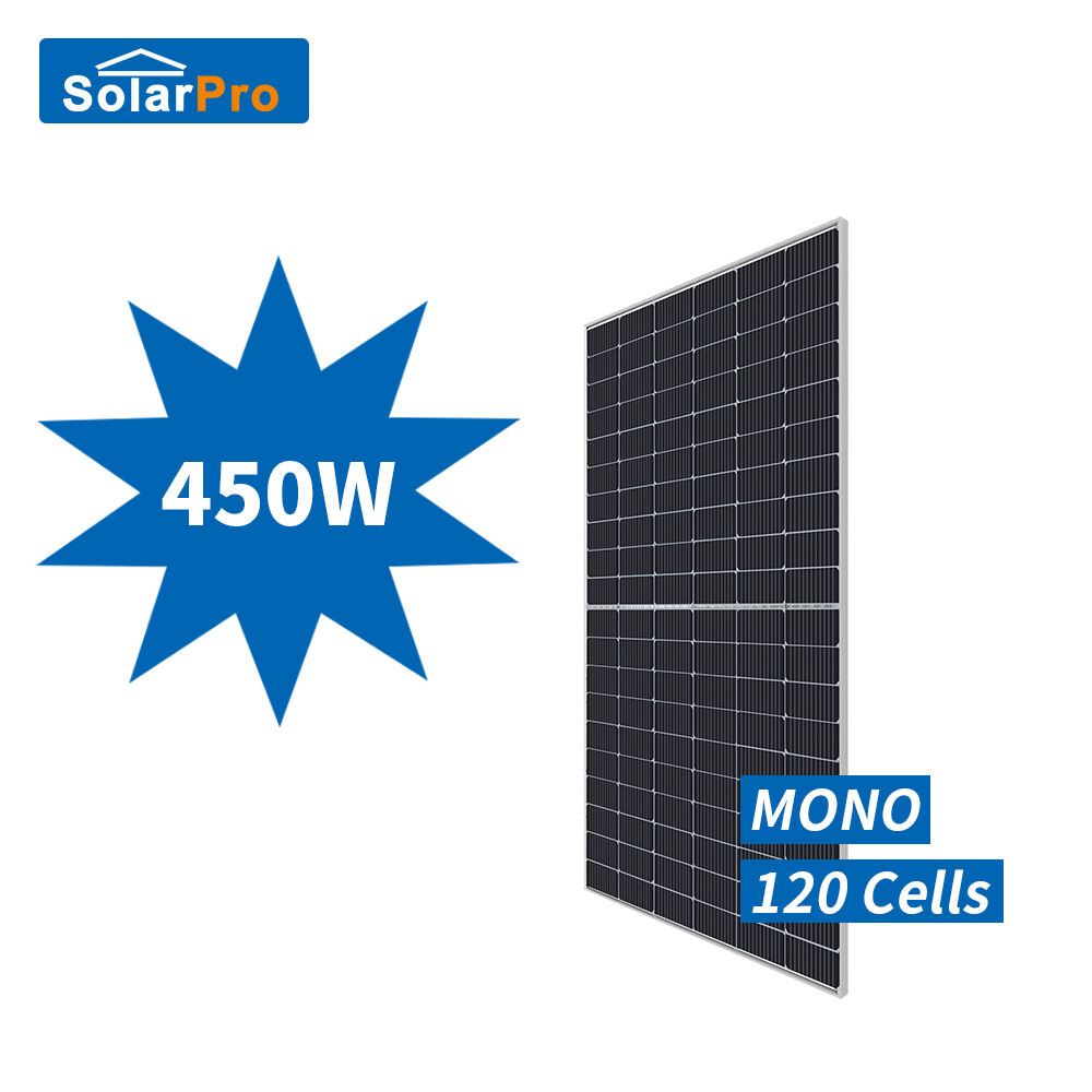 Half-cell 450W solar panel Mono type