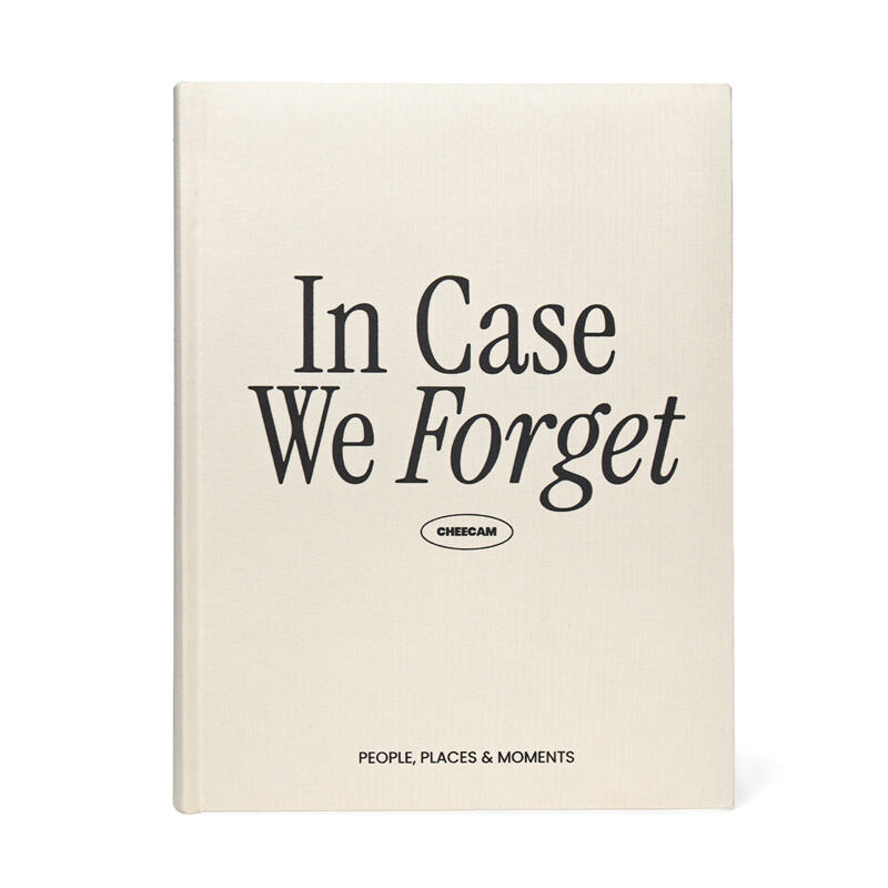 Custom linen hardback family photo album book