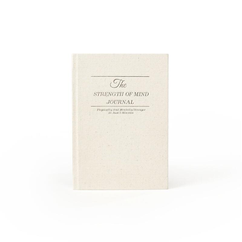 Custom hardcover linen cover self care mindfulness journal