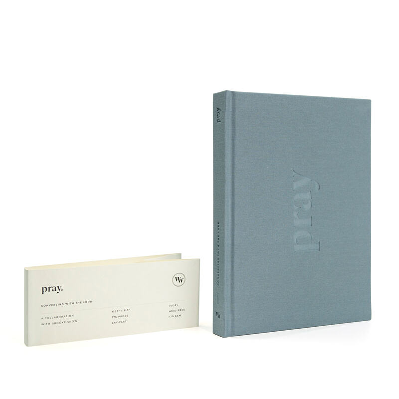 Custom hardcover linen cover prayer journal