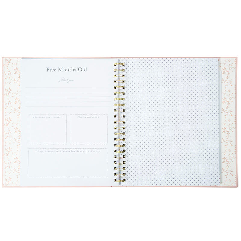 Custom baby the first year memory book journal