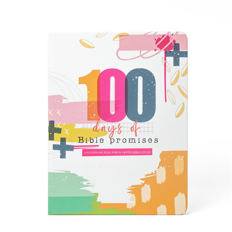 Custom hardcover 100 days bible study journal guide workbook
