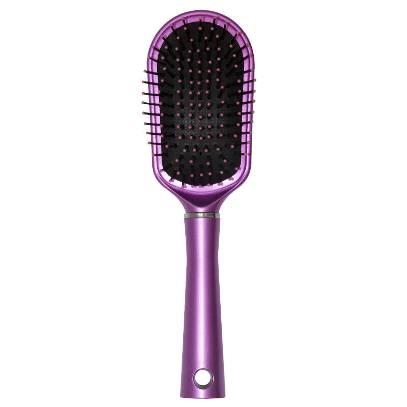 Purple Electroplated Air Cushion Hair Brush