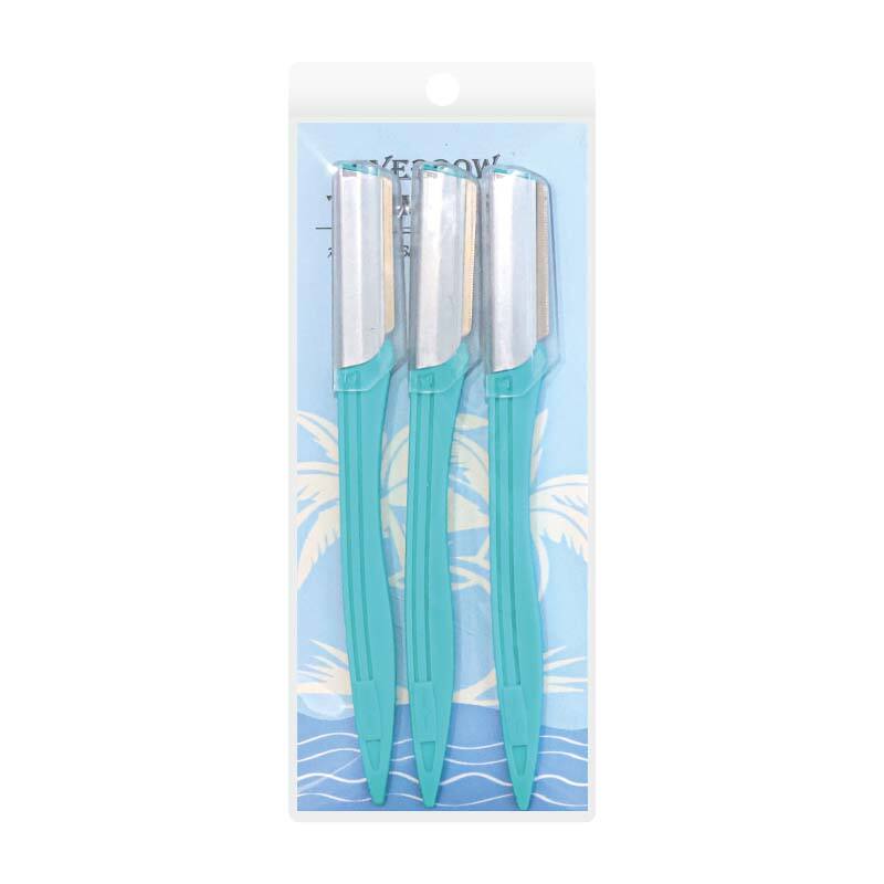 Travel Series Blue Beach 3pcs Eyebrow Trimmers Set