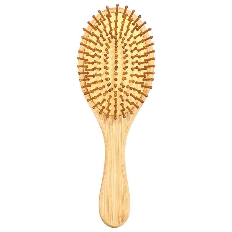 Wooden Oval Paddle Design Hair Brush