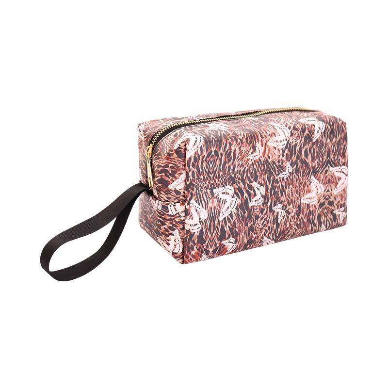 Leopard Series Butterfly Design Makeup Bag