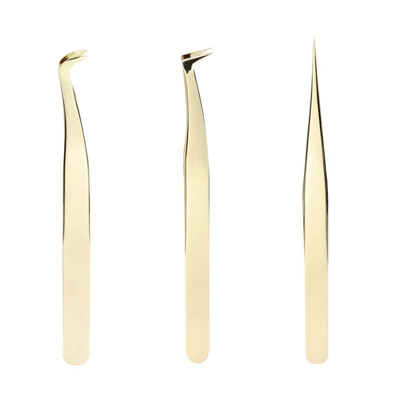 Gold Color Professional Eyebrow Tweezer