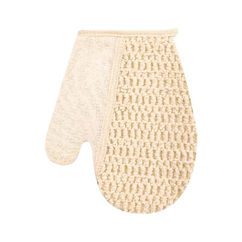 Rami Dot Cloth Bath Scrubber Mitt