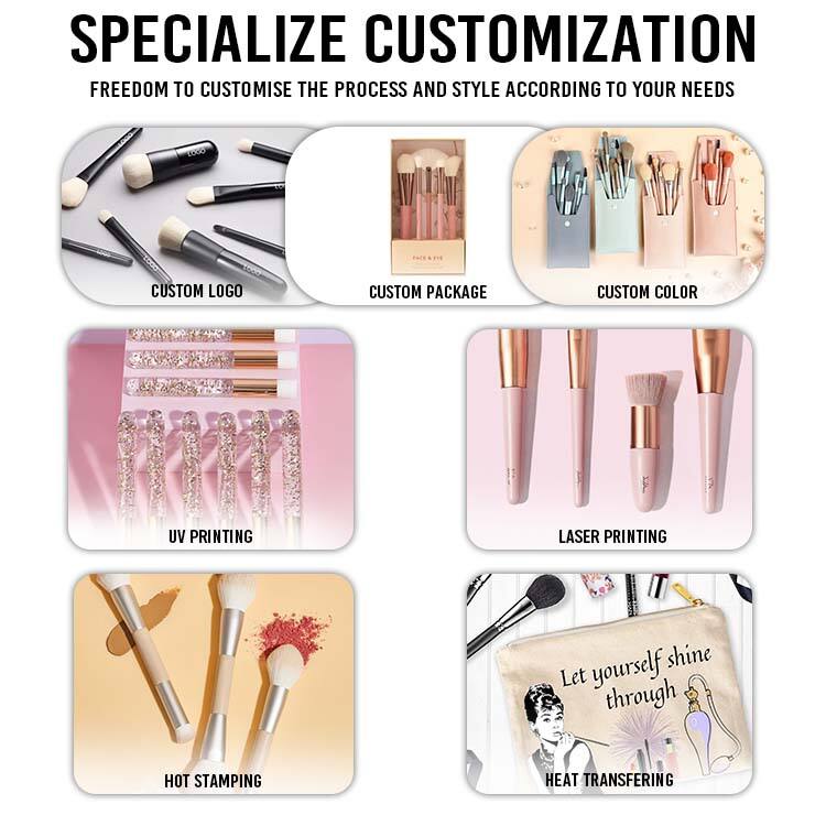 Pag-customize ng Mga Makeup Brushes