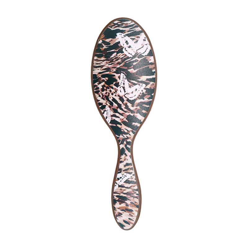 Leopard Series Oval Heat Transfer Printing Hair Brush