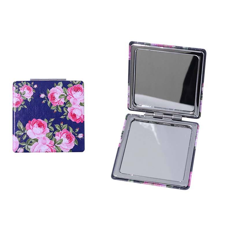 Chinese Rose Series Square Compact Mirror