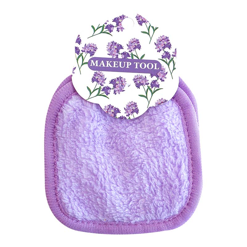 Puff Pembersih Wajah Seri Lavender Ungu