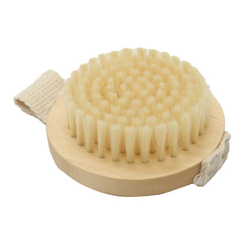 Eco-Friendly Series Natural Material Handheld Round Bath Brush