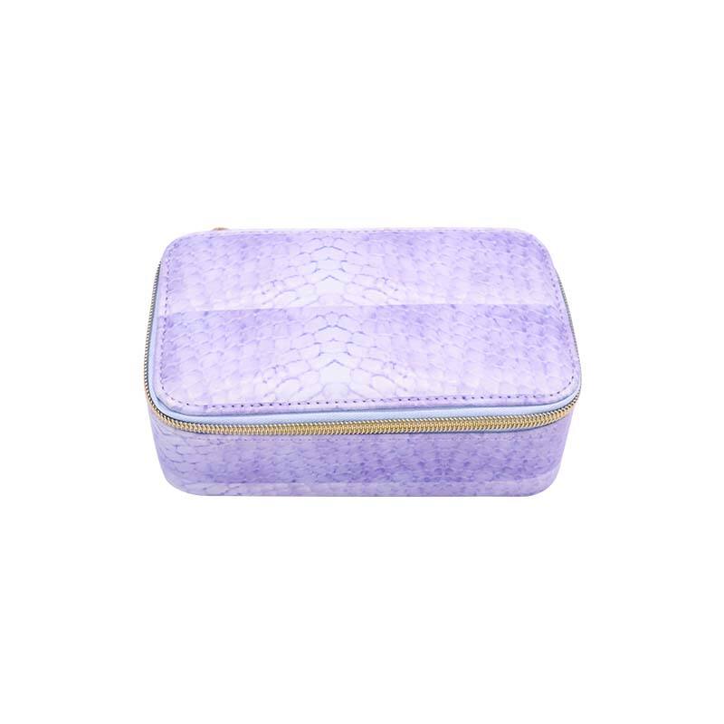 Lilla Python Series Makeup Bag