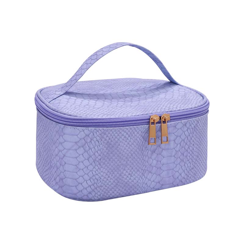 Purple Python Series Makeup Bag