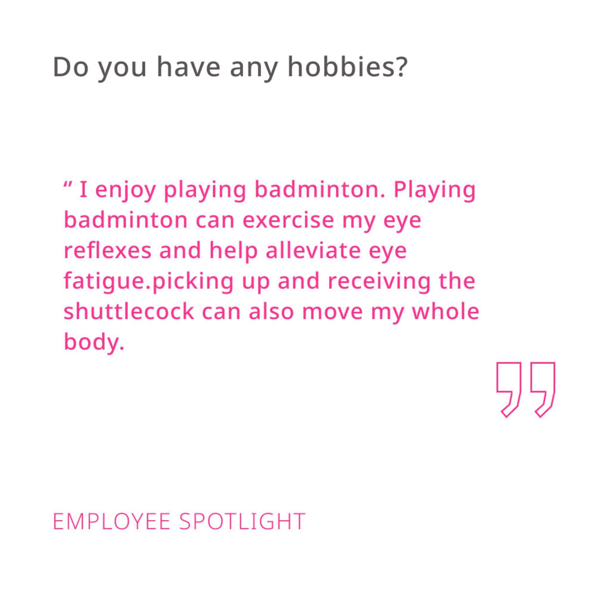 Employee Spotlight- Rebekah Wang