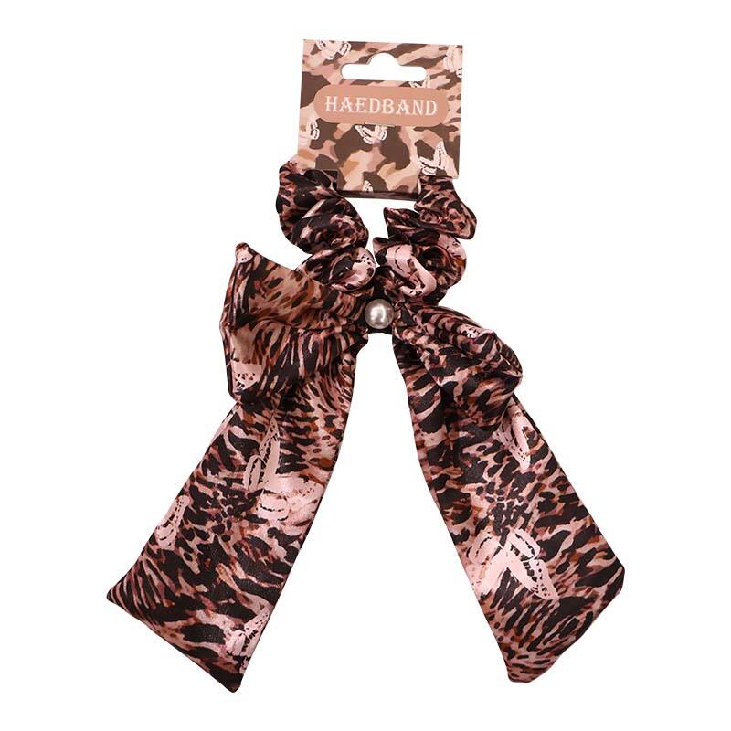 Leopard Series Bowknot Hair Tie 