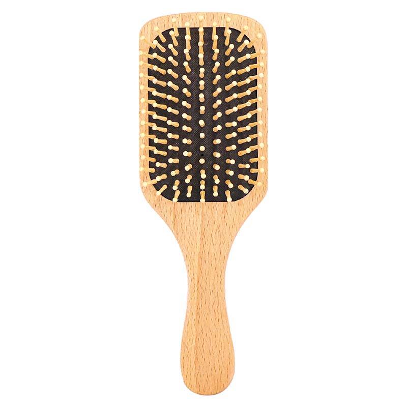 Wooden Rectangle Hair Brush